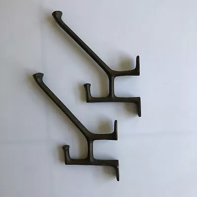 Vintage Brass Coat Hook Lot Of 2 • $28