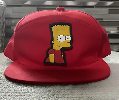 Bart Simpson Cap Hat Snapback With Mexico Flag Under Brim Kids ? Size • $12