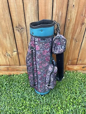 ⭐️VTG Miller Flower Print 3 Way Women’s Golf Bag⭐️W/ Matching Purse⭐️NICE⭐️ • $79.95