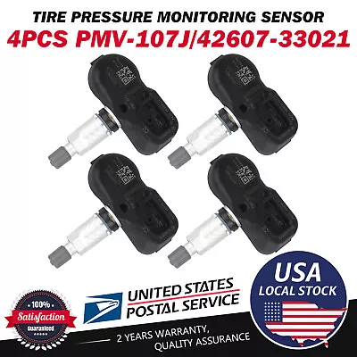 4Pcs 315Hz TPMS Genuine OEM 42607-33021 PMV-107J For 2007-2014 Toyota FJ Cruiser • $35.39