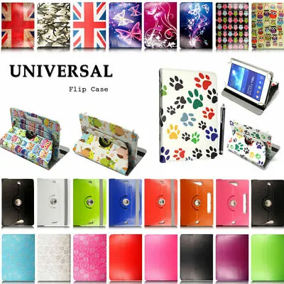 Universal Case For Samsung Galaxy Tab A A6 7  8  10.1  Tablet Leather Cover UK • £4.99