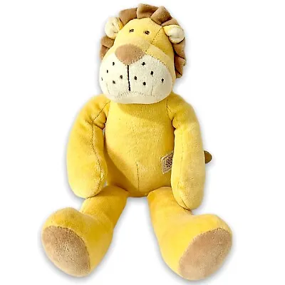 Miyim Simply Organic Yellow Lion Cuddle Plush Nursery Lovey With Rattle Bell 12  • $19.52