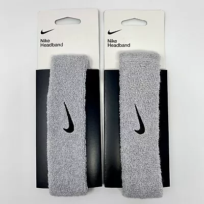 Nike Headband Gray Men’s Lot Of 2 • $24