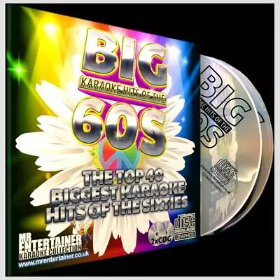 Mr Entertainer Big Karaoke Hits Of The 60s - 40 Tracks / 2 CD+G/CDG Discs Set • £12.95