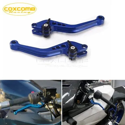 CNC Aluminum Blue Hand Brake Clutch Levers For Kawasaki Z750R 11-12 VERSYS 1000 • $13.94