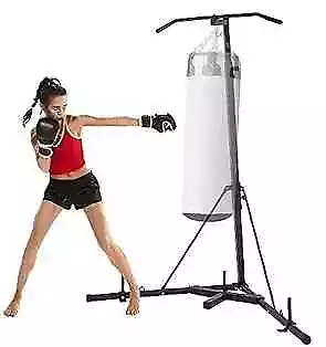  2 In 1 Heavy Bag Stand Height Adjustable Punching Bag Stand Foldable Boxing  • $140.85