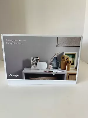 Google Nest Mesh Wifi Router And Point - Snow White GA00822 Opened Box • $45