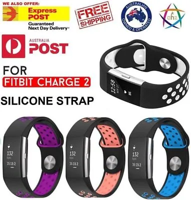 $8.80 • Buy Fitbit Charge 2 Sports Watch Band Strap Silicone Bracelet Smart Wristbands AUS