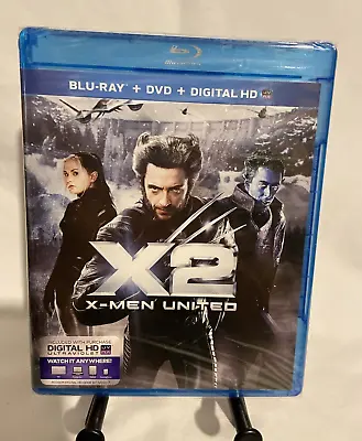 $12.99 • Buy X2 X-Men United (Blu-Ray + DVD )Jackman, Hugh , Paquin, Anna , Berry, Halle , Et