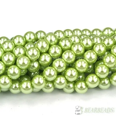 100pcs Top Quality Czech Glass Pearl Round Loose Beads 3mm 4mm 6mm 8mm 10mm 12mm • $2.50
