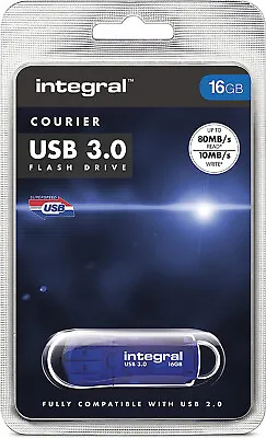 £5.50 • Buy Integral Courier 16 GB USB 3.0 Flash Drive