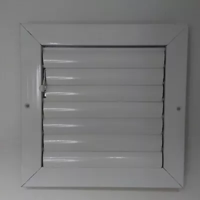 AirGuide 8x8 White Register With Adjustable Louver Vent And Adjustable Air Flow • $13.31