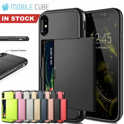 $8.95 • Buy For IPhone X XS Max XR IPhone 8 Plus IPhone 7 Plus Wallet Card Holder Case Cover