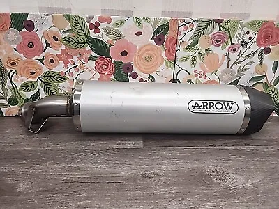 ARROW Sport Exhaust Slip On Aluminum With Carbon Fiber Tip 10023  • $143.99