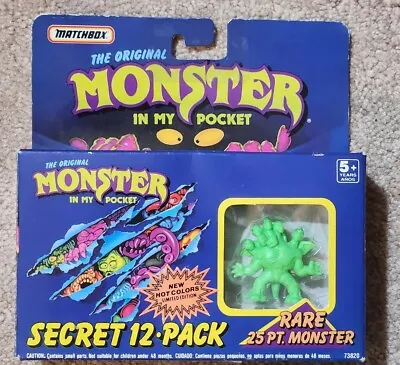 Rare 1990 Matchbox Monster In My Pocket 25 Pt. Great Beast Original Box • $83