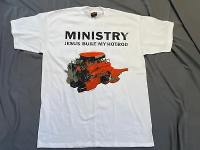 Vtg Ministry Jesus Built My Hotrod T-Shirt OG 1991 Deadstock NOS Alt Industrial • $299.99
