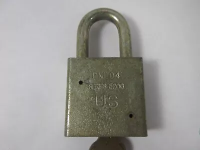 American Lock PNL04 Series 5200 US Padlock With Single Key Military Lock • $14.99