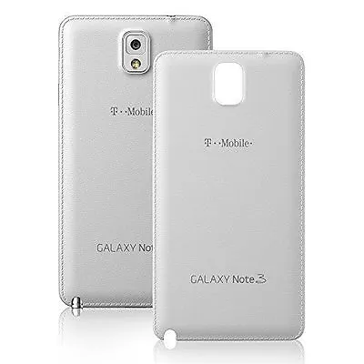 New Oem Samsung Galaxy Note 3 Sm-n900t White Battery Door Cover (t-mobile) • $6.92