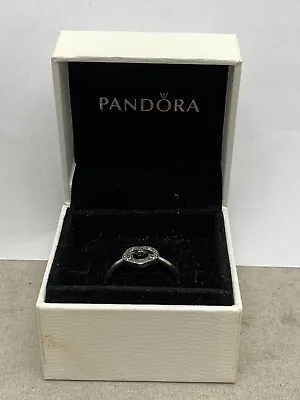 Authentic Pandora Ring Disney Mickey Silhouette 190957CZ W BOX • $39.99