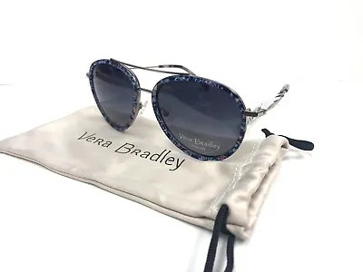 NWT Vera Bradley Elise Multi-color Silver/Gray  Womens Sunglasses Polarized • $42