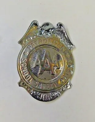 Vintage Aaa School Safety Patrol Badge Patrolman Made By Grammes Allentown Pa • $14.99
