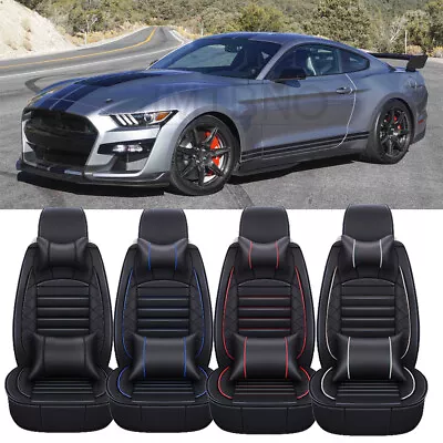 For Ford Mustang Shelby GT500 Full Set Car 5 Seat Covers Front & Rear Cushion • $95.15