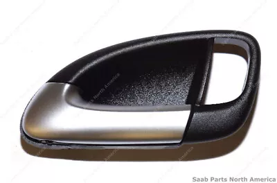 Saab Original 9-3 Interior Door Handle - Black (FrontLH) 12790764 - OEM • $59.78