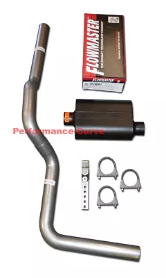 Fits 88-06 Chevy Silverado Mandrel Bent Exhaust W/ Flowmaster Super 40 Muffler • $199.95