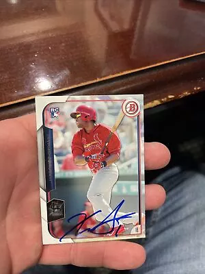 Xavier Scruggs 2015 Bowman 145 St Louis Cardinals Auto • $10