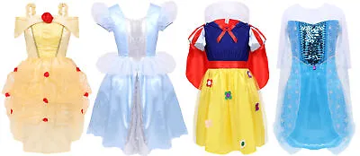 Fairytale Princess Costumes Christmas Fancy Dress Gift Present Childs Girls Kids • £6.99