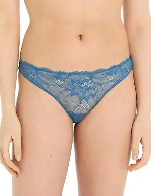 Calvin Klein Seductive Comfort Thong Lace Low Rise Womens Knickers 000QF6397E • £22.50