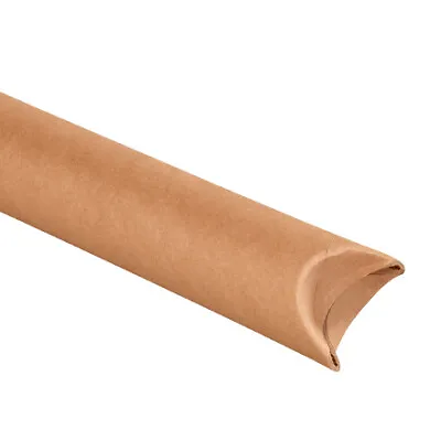 2 1/2 X 15  Kraft Crimped End Tubes - 30 Per Case • $59.69