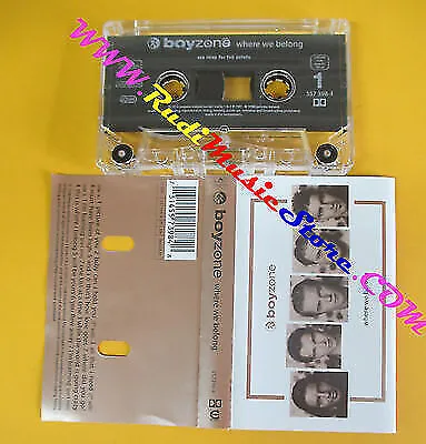 MC BOYZONE Where We Belong 1998 Netherlands POLYDOR 557398-4 NO CD LP VHS DVD • £3.78