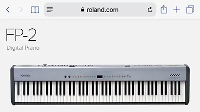 Roland Digital Piano With Music Keyboard Stand & Damper Pedal • $999