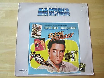 Elvis Presley LP  Love Me Tender/Jailhouse Rock Spain Release • $23.99