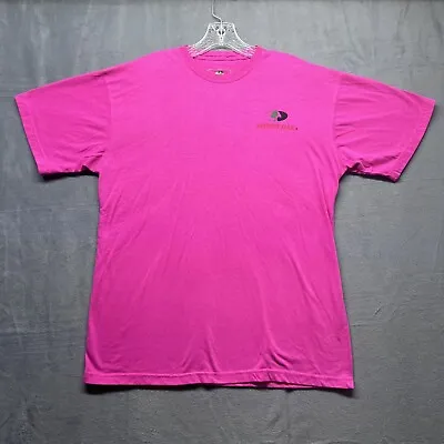 Mossy Oak Shirt Mens Medium Pink Short Sleeve Crew Neck Graphic Tee • $7