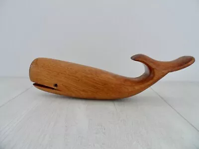 Vintage Hand Carved Solid Wood Whale~7  L~nantucket~free Ship • $20