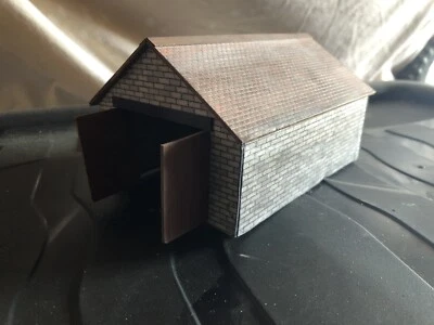 £5 • Buy 009 Narrow Gauge Scratch Built Engine Shed / OO Scale Garage 