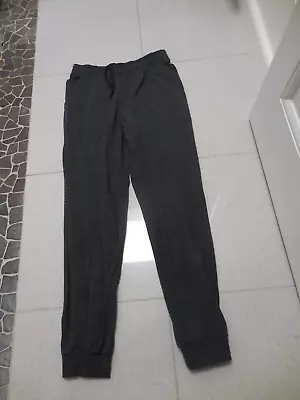 Icebreaker Nz Charcoal Merino Wool Mens Jogger Track Pants  Slit Pockets Vgc S • $26