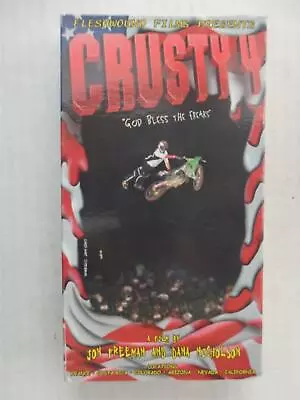 Crusty 4  God Bless The Freaks  Motocross Dirtbikes VHS • $6.99