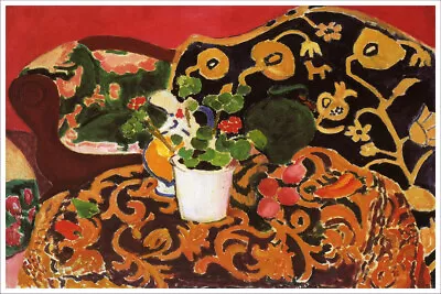 Artist Henri Matisse Poster Print Of Painting Purple Cyclamen • $14.99