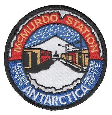 Naval Air Station Mcmurdo Antarctica Military Patch • $18.46