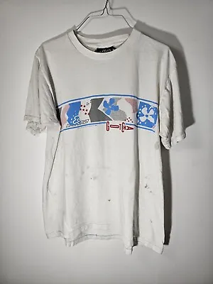 DISTRRSSED Vintage 90s Gotcha Surf Brand Single Stitch T-shirt Sz L • $30