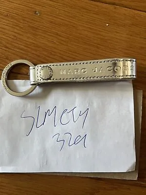 £40.88 • Buy New Marc Jacobs Key Loop Ring Key Chain Metallic Silver In Hand Ships Now Rare