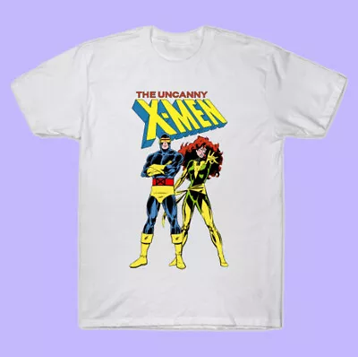 New The Uncanny X-men Cyclops And Phoenix White T-Shirt Size S To 2XL • $20