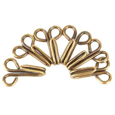 £3.60 • Buy (Bronze)HEEPDD 10 Pairs Sewing Hooks And Eyes Closure For Clothing Bra Fur Coat