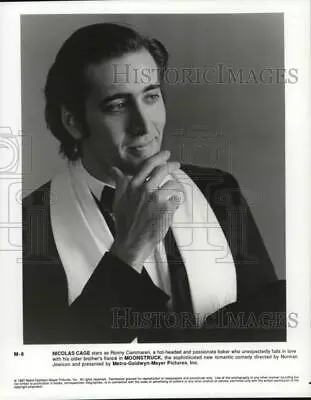 1987 Press Photo Actor Nicolas Cage Stars In The Comedy Film  Moonstruck  • $17.99
