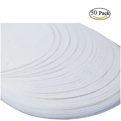 50x 15cm (6 ) Non Stick Round Grease-proof Parchment Paper Cake Tin Liners • £1.59