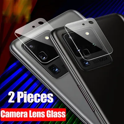 £3.23 • Buy 2x For Samsung Galaxy A12 S21 S20 Ultra A71 A51Clear Camera Lens Glass Protector