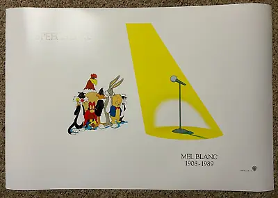 Mel Blanc  SPEECHLESS  Art Print Warner Bros Loony Tunes 1908-1989 • $110